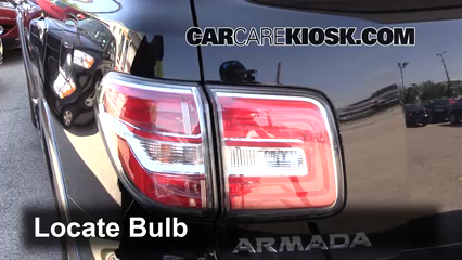 3rd Brake Light Bulb Replacement on a 2017 Nissan Armada SV 5.6L V8